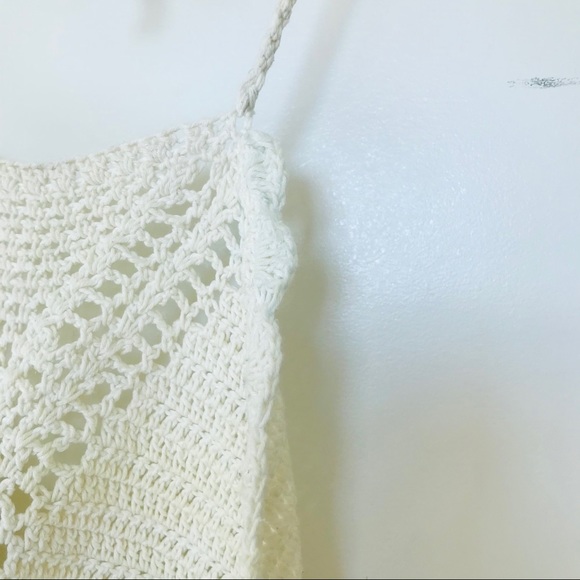 Cotton Tie Knit Crop top - Picture 7 of 7